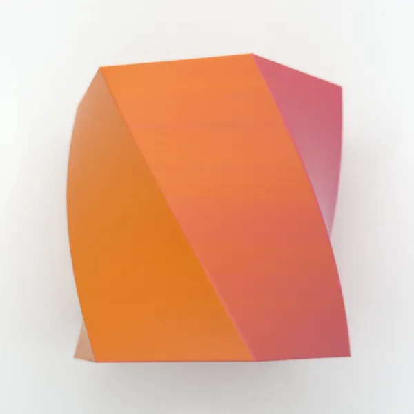 PLA Matte Dual Colour (Orange-Red) test print