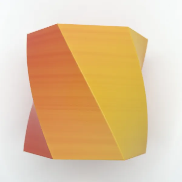 PLA Matte Dual Colour (Red-Yellow) test print