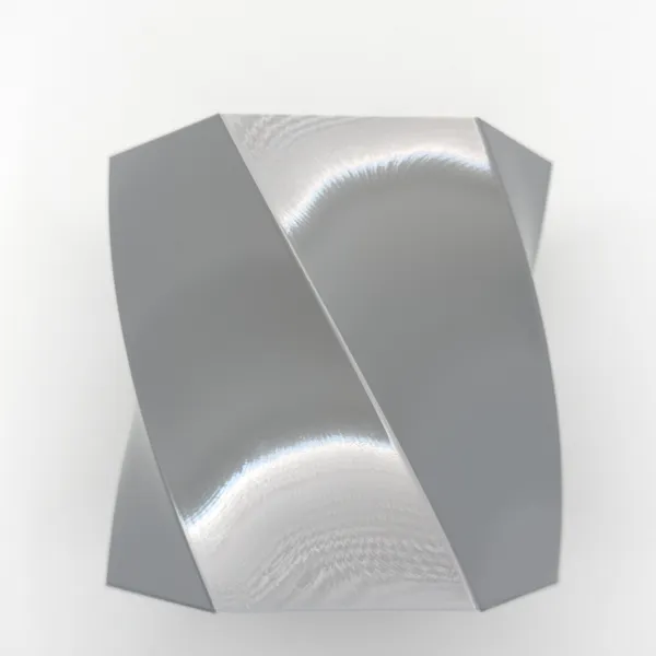 PLA Silk Silver test print